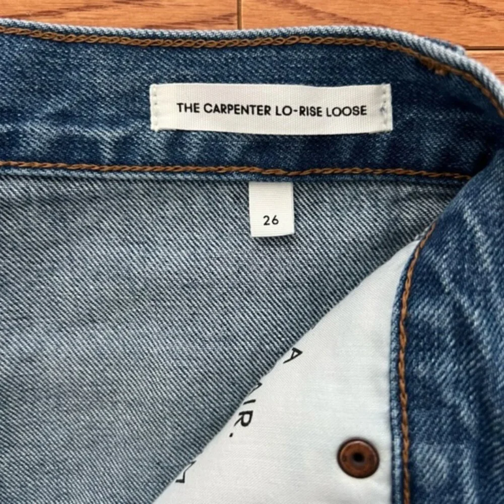 Aritzia Denim Forum the Carpenter Lorise loose jean size 26 - Picture 3 of 10